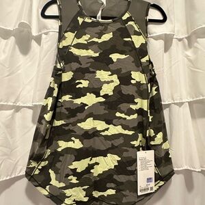 Lululemon Sculpt Tank - Heritage 365 Camo Crispin Green Multi/Med Olive -Size 12